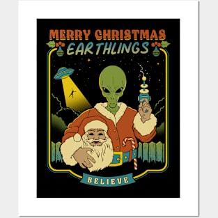 Martian on Holidays Posters and Art